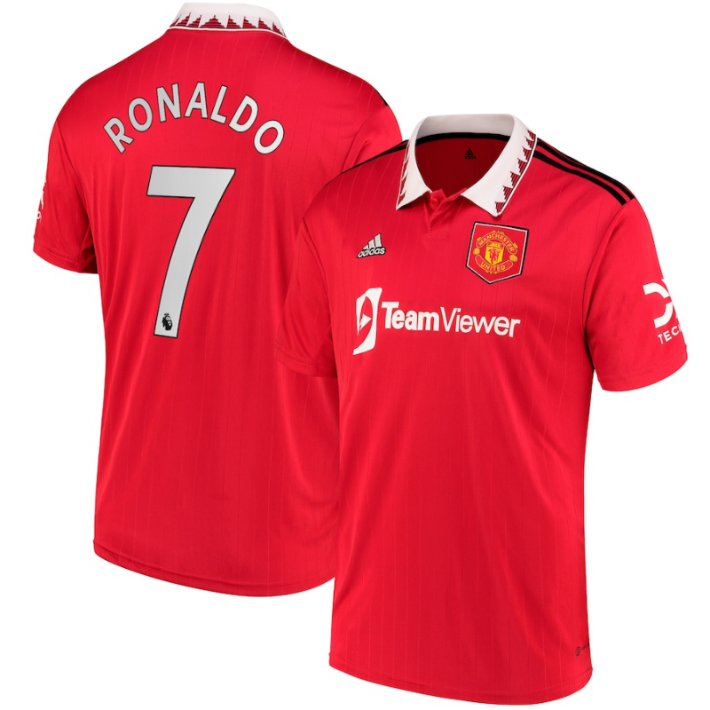 Cristiano Ronaldo 7 Manchester United Shirt 202223 Home Player Jersey - Red