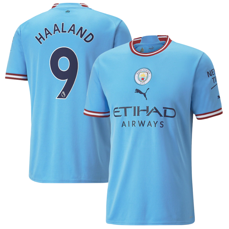 Manchester City No9 Nolito Home Long Sleeves Soccer Club Jersey