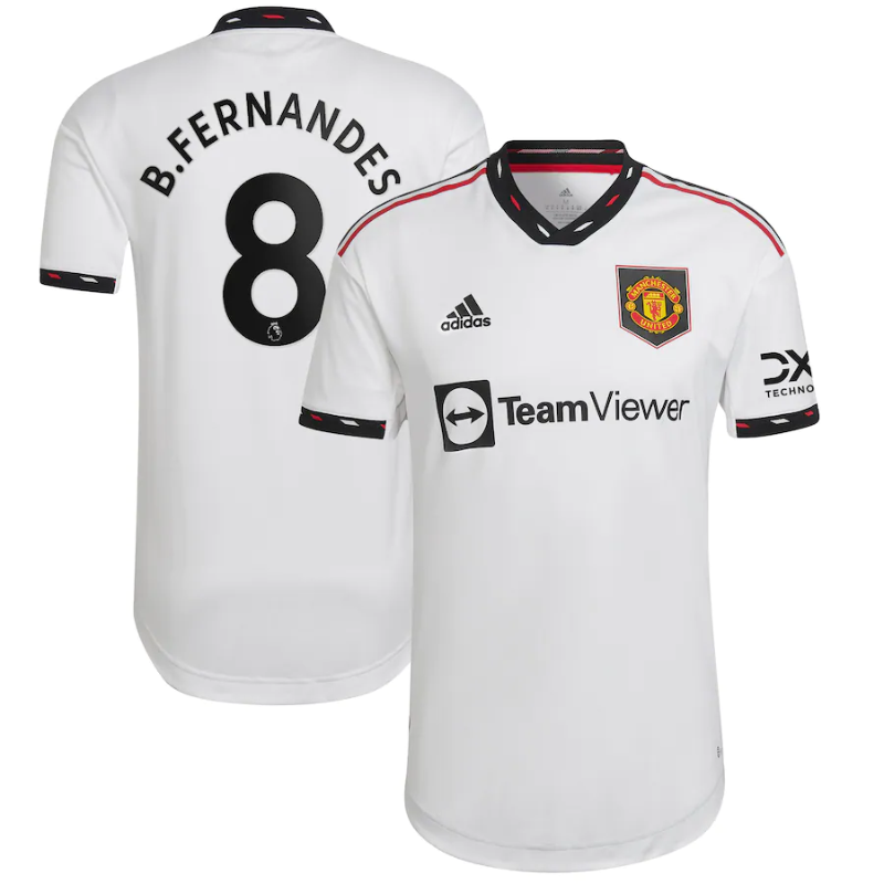 Manchester United Away Shirt 2022-23 with B.Fernandes 8 printing