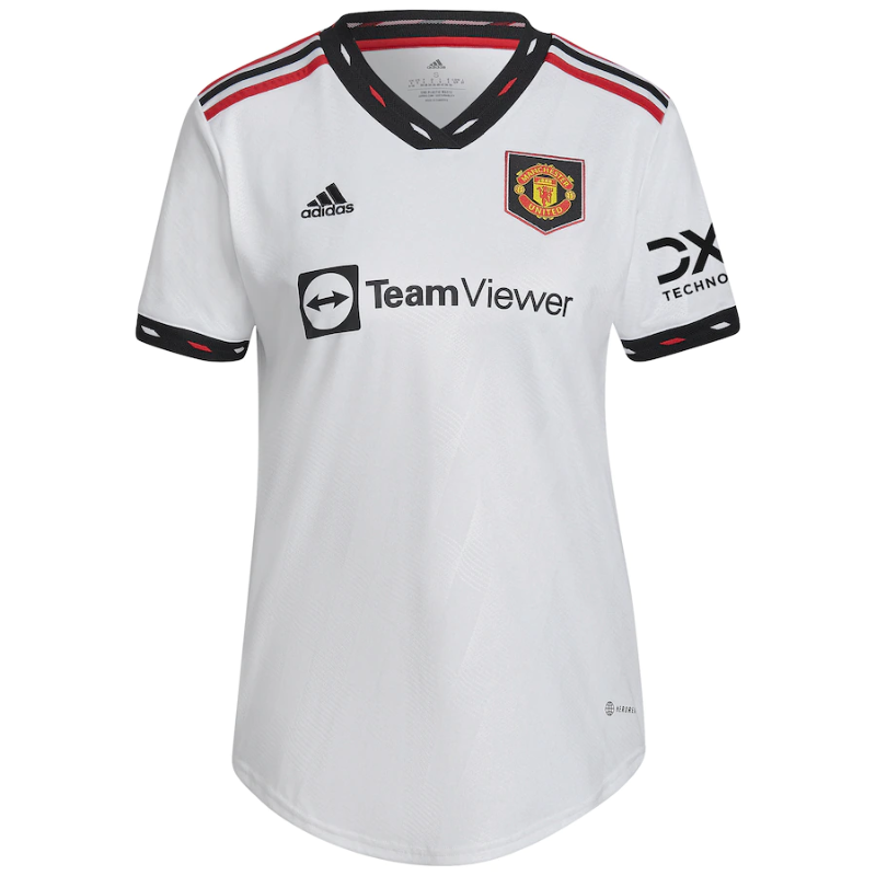 Manchester United Women's 202223 Away Custom Jersey - White