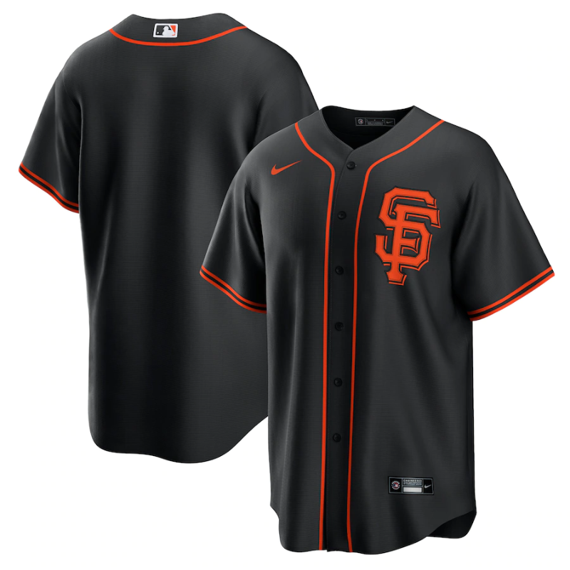 San Francisco Giants Black Alternate Team Custom Jersey Any Name