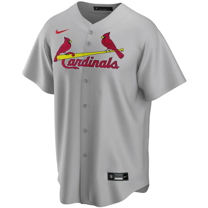 St. Louis Cardinals Gray Road Team Custom Jersey All Players St. Louis Cardinals Gray Road Team Custom Jersey All Players