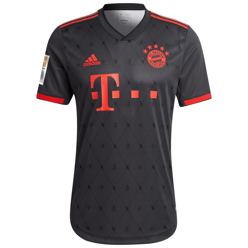 All Genders Bayern Munich Third Shirt 202223 Custom Jersey - Gray
