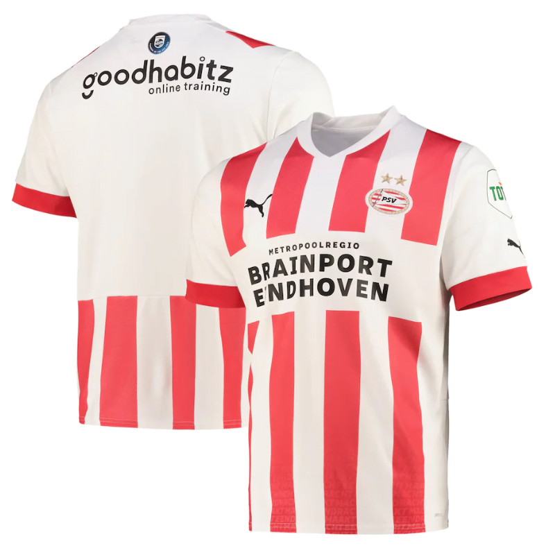 All Genders PSV Eindhoven Home Shirt 2022-23 Custom Jersey