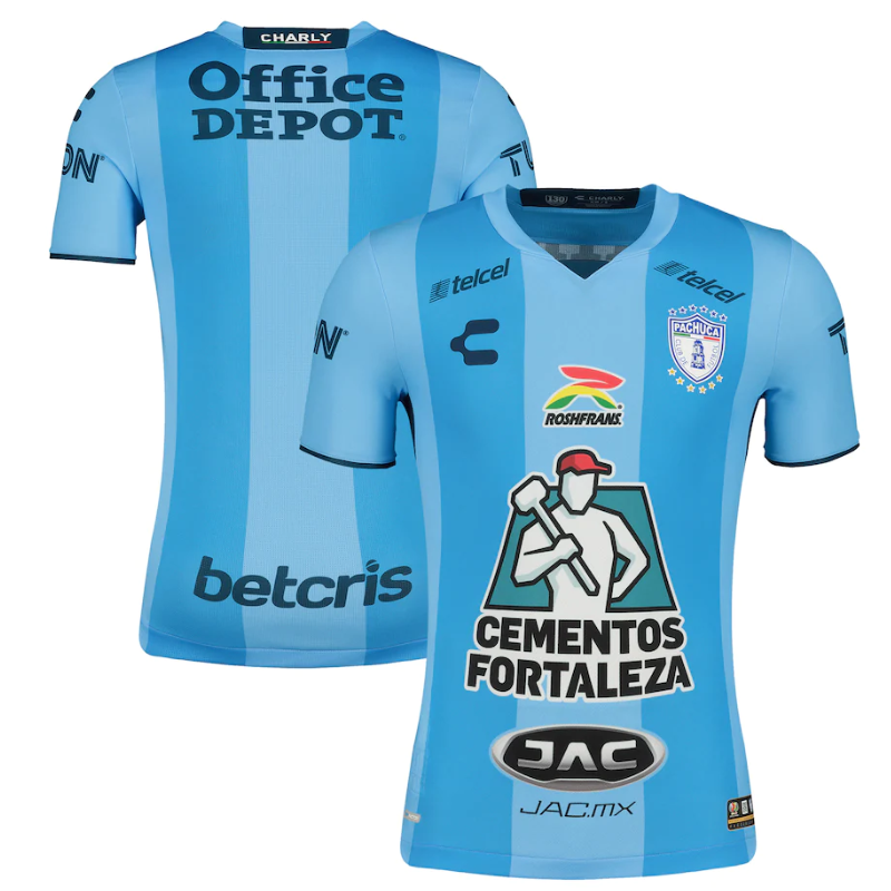 All Players C.F. Pachuca Charly Shirt 202223 Away Custom Jersey - Blue