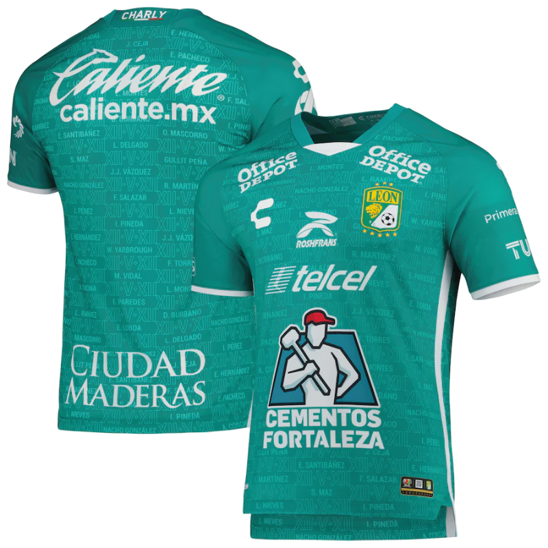 All Players Club Leon Charly 2022/23 Home Jersey - Green/White