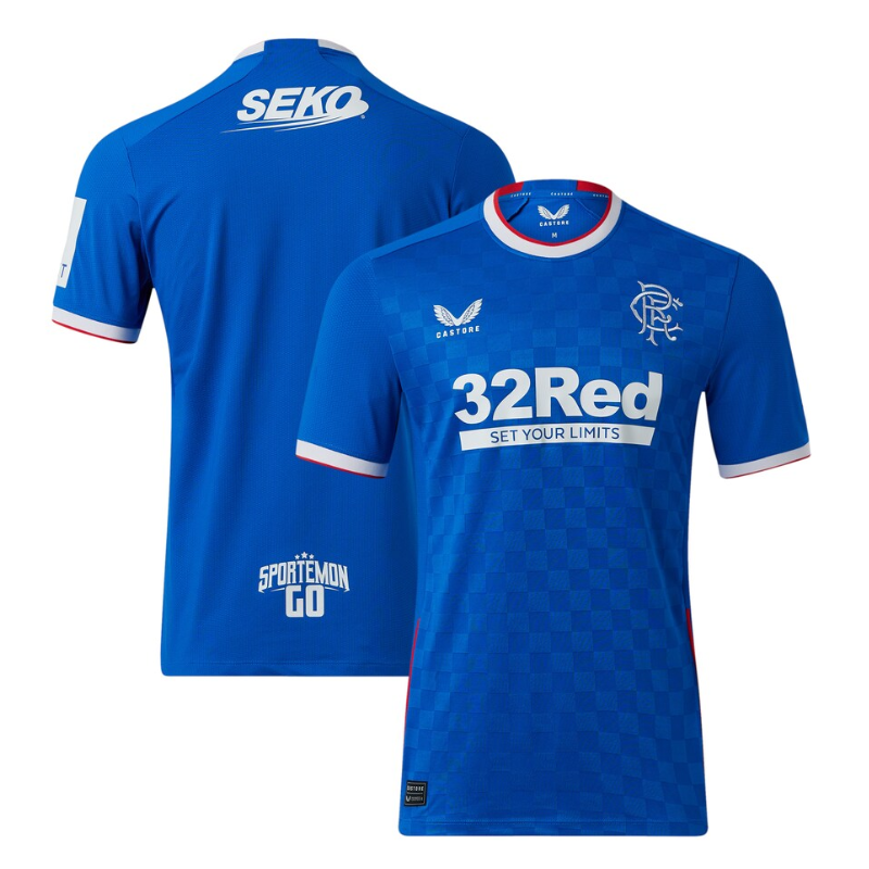 All Players Glasgow Rangers Home Pro Shirt 2022-23 - Custom Jersey