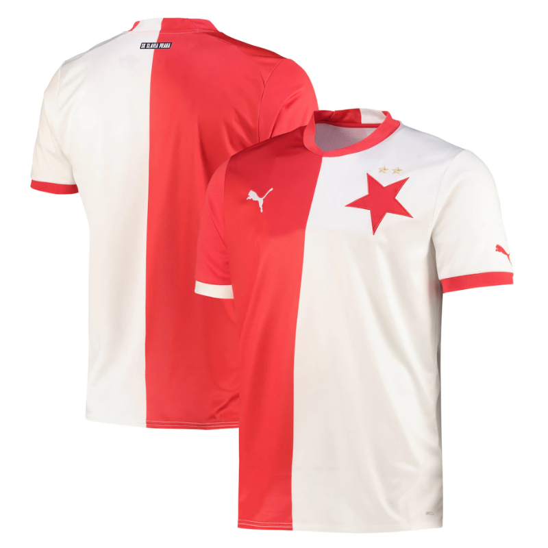 All Players Slavia Prague Home Shirt 2022-23 Custom Jersey