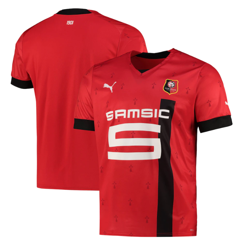All Players Stade Rennais FC Home Shirt 2022-23 Custom Jersey