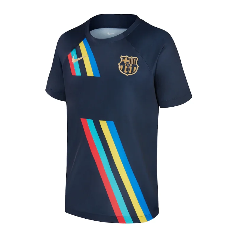 Barcelona  2022/23 Away Pre-Match Top - Navy