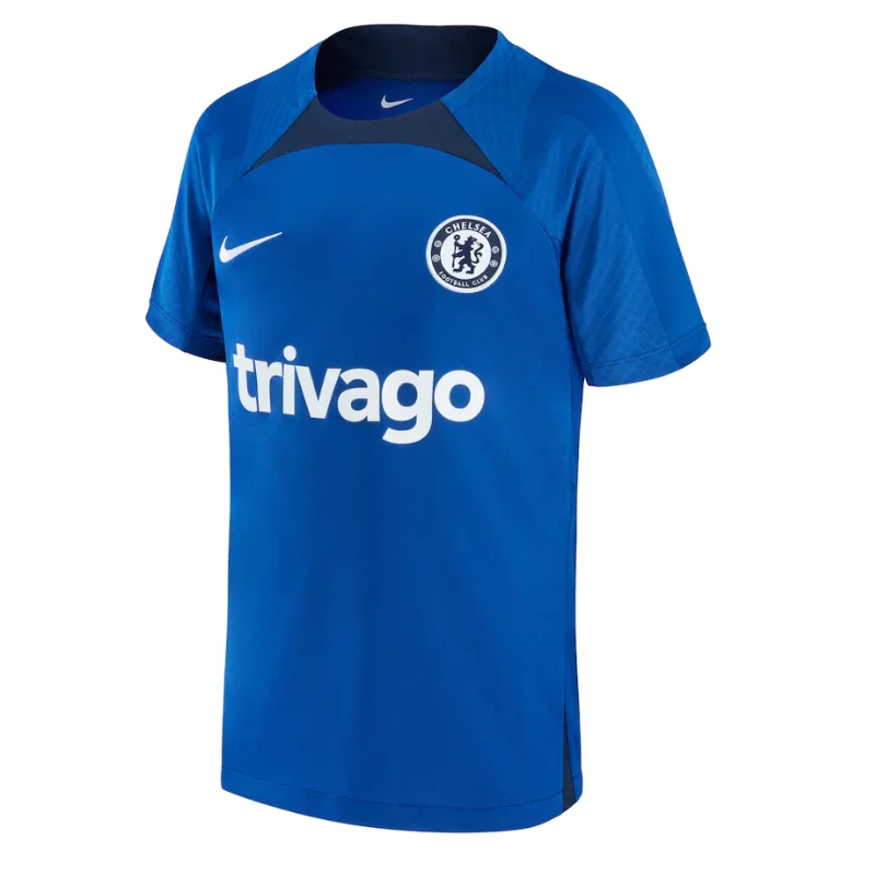 Chelsea Strike Raglan Performance Team Top - Blue Jersey