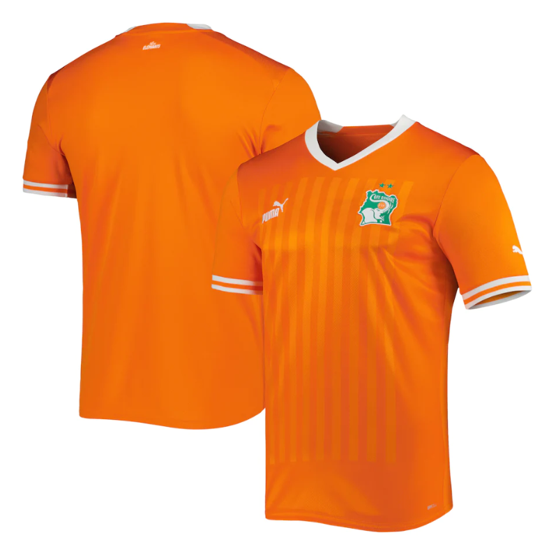 Ivory Coast National Team Shirt 202223 Home Custom Jersey - Orange