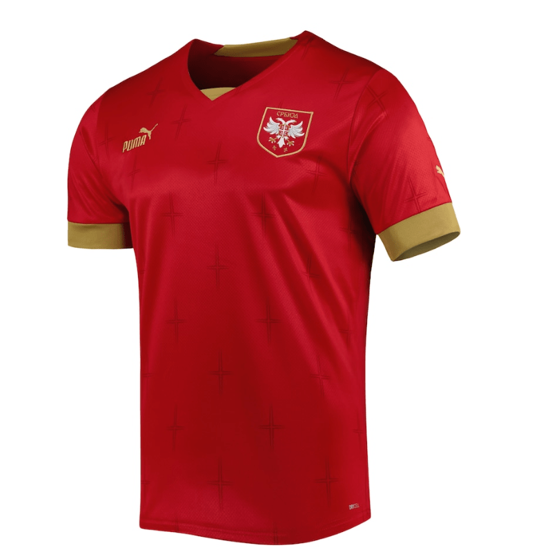 Serbia National Team Shirt 202223 Home World Cup Qatar Custom Jersey - Red