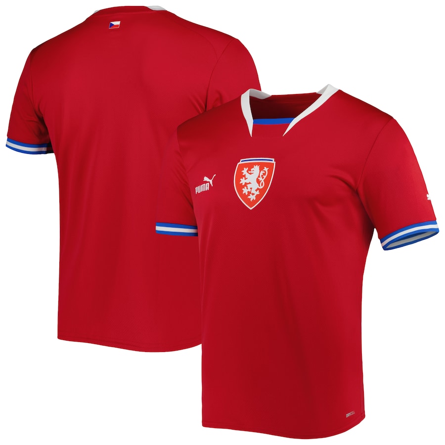 Czech Republic National Team Home Replica Qatar World Cup 2022 Customized Shirt