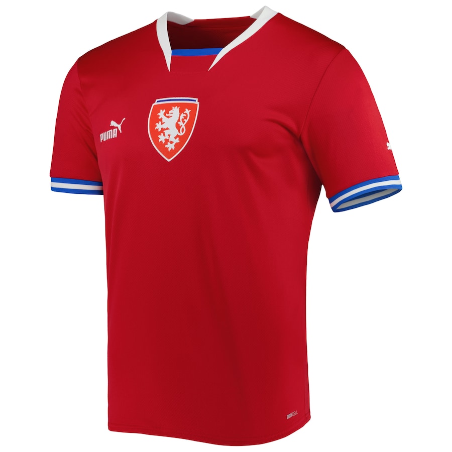 Czech Republic National Team Home Replica Qatar World Cup 2022 Customized Shirt