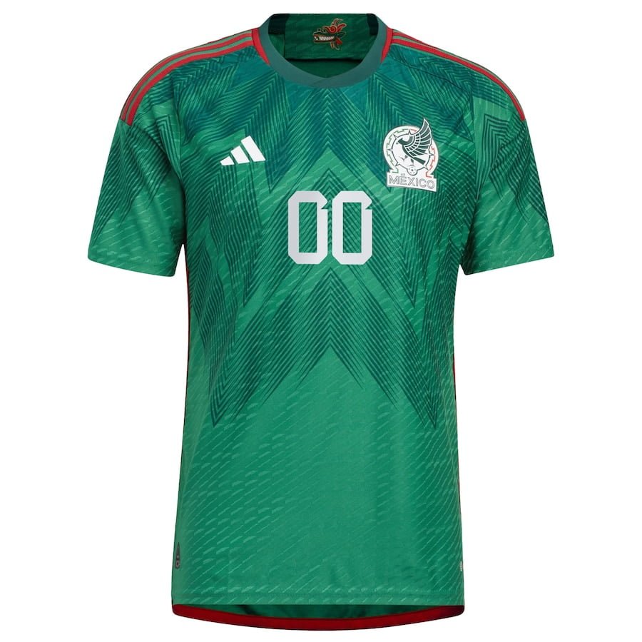 Mexico National Team Home Replica Jersey Qatar World Cup 2022 Customized Shirt
