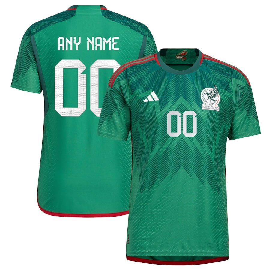 Mexico National Team Home Replica Jersey Qatar World Cup 2022 Customized Shirt