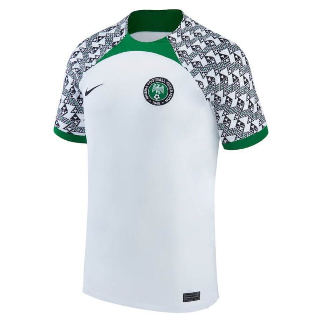 Nigeria National Team Away Shirt 2023 customized Jersey Unisex - White ...