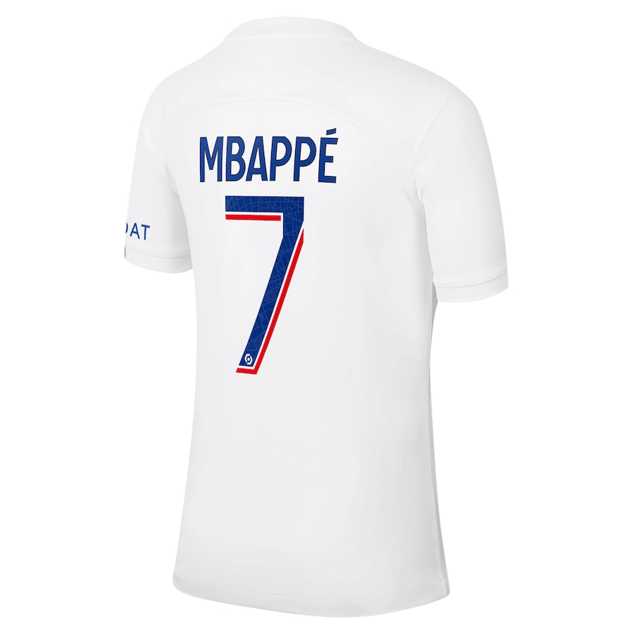 Paris Saint-Germain Third Stadium Shirt 2022-23 with Mbappé 7 printing