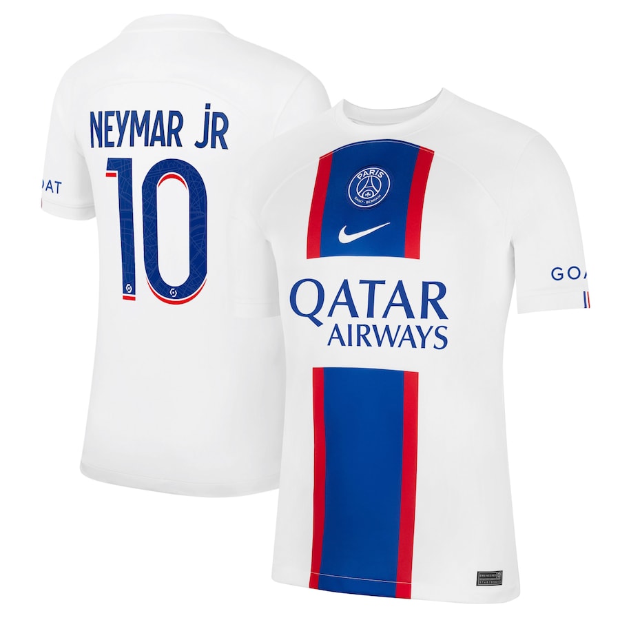 Paris Saint-Germain Third Stadium Shirt 2022-23 with Neymar Jr 10 printing