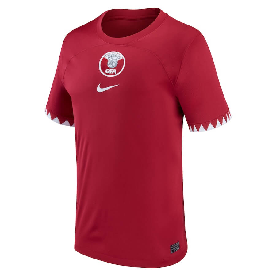 All Players Qatar National Team Shirt 202223 Home World Cup Replica Customized Jersey Unisex – Maroon