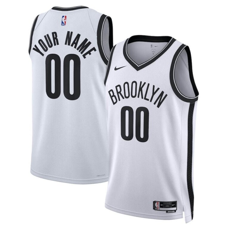 Brooklyn Nets Unisex 2022/23 Swingman Custom Jersey White - Association ...