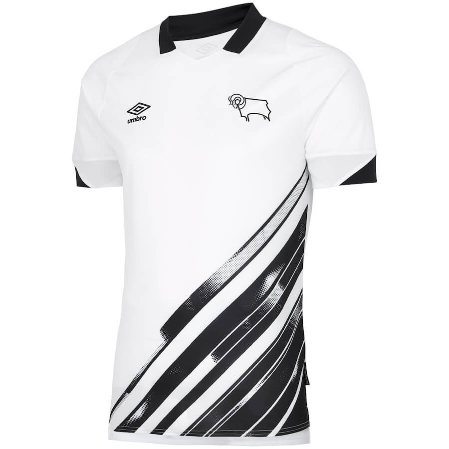 Derby County Home Shirt 2022-23 Custom Unisex - White