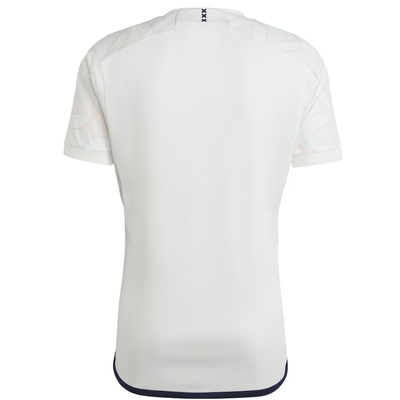 Ajax Away Adidas Shirt 2023-24 Custom Jersey - White