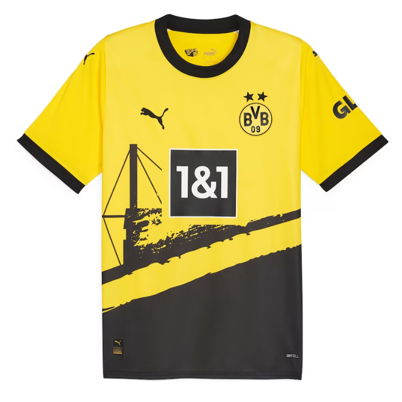 Borussia Dortmund Home Puma Shirt 2023-24 with Jersey Reus 11 printing - Yellow