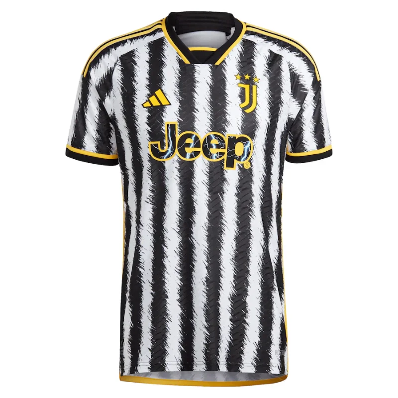 Dušan Vlahović Juventus Adidas Shirt 2023/24 Home Player Jersey - Black