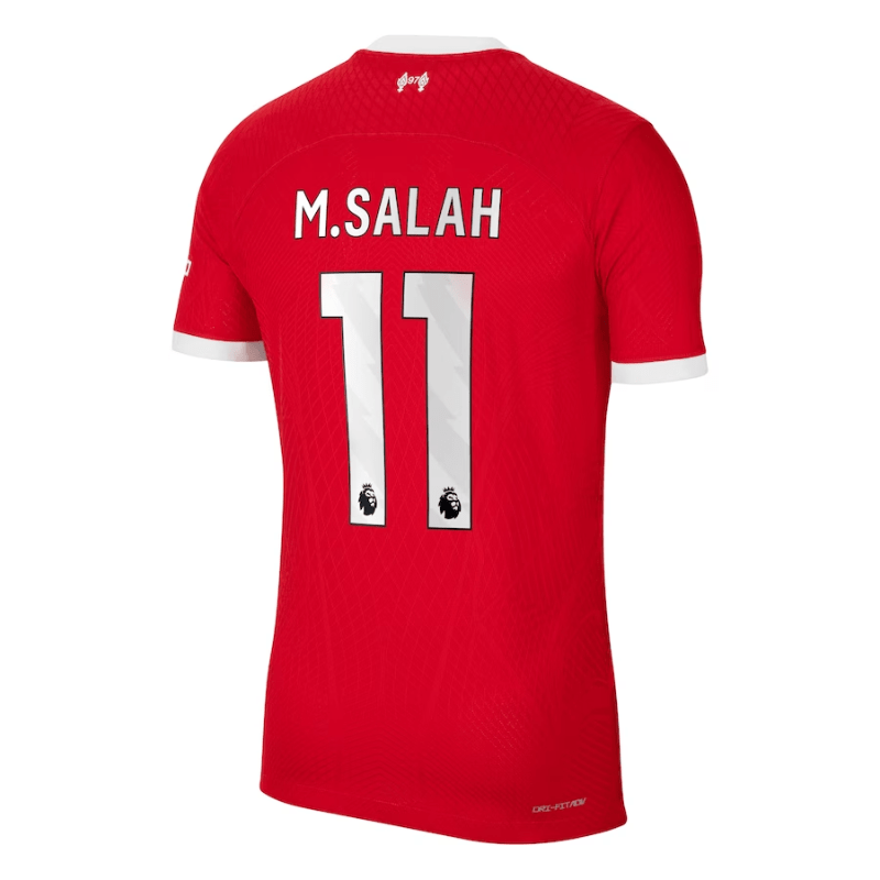 Liverpool Home Match Nike Shirt - 2023-24 with M.Salah 11 printing - Red