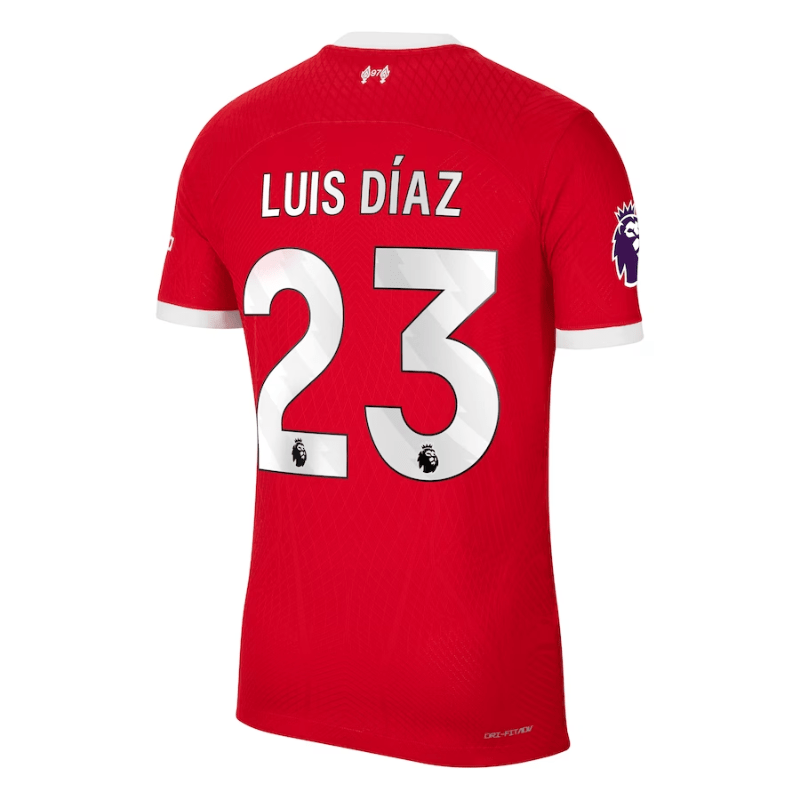 Luis Díaz Liverpool Nike Shirt 2023/24 Home Player Jersey - Red