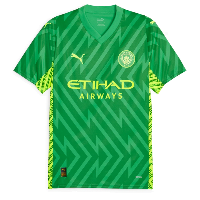 Manchester City Goalkeeper Puma Shirt 2023-24 Jersey - Green