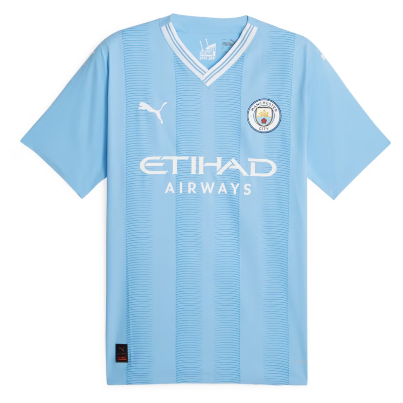 Manchester City Home Puma Shirt 2023-24 Custom Jersey - Blue