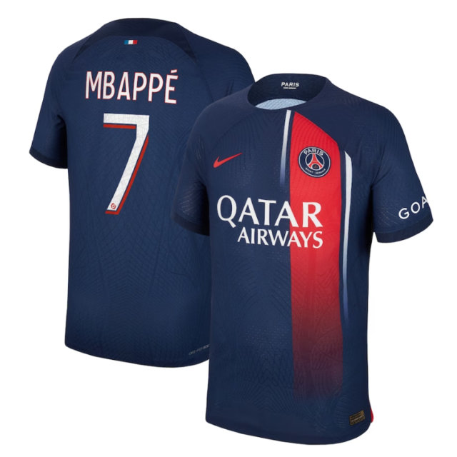 Paris Saint-Germain Nike Home Dri Fit Adv Match Shirt 2023-24 with ...