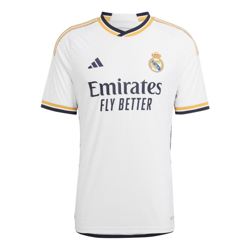 Real Madrid adidas Home Authentic Shirt 2023-24 Custom Jersey - White