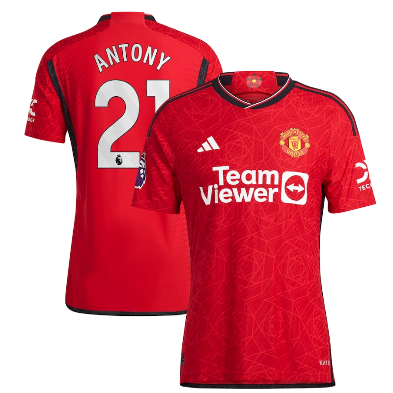 Antony Manchester United adidas 2023/24 Home Player Jersey - Red