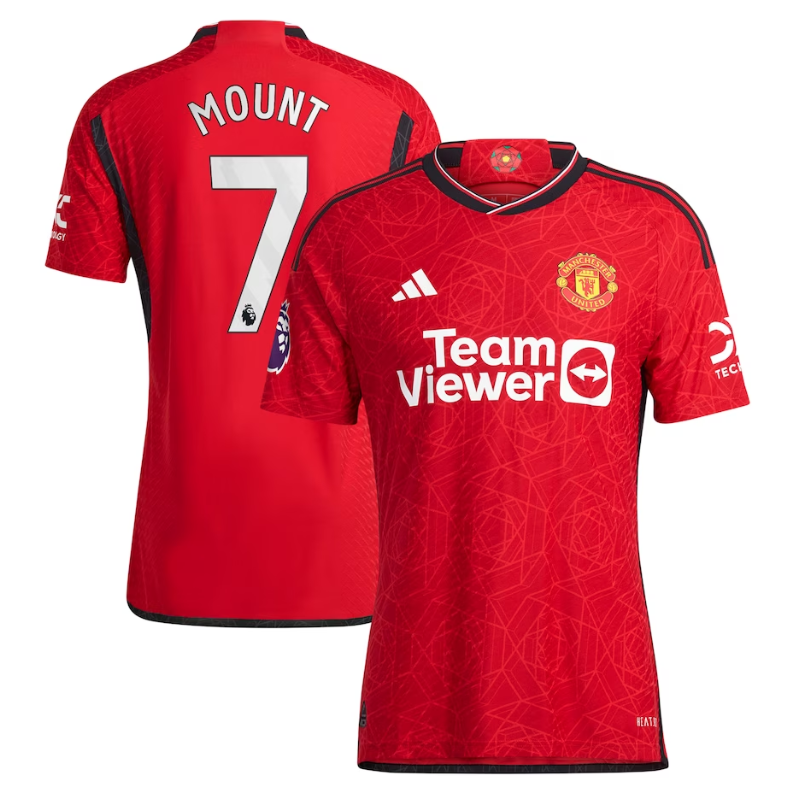 Mason Mount Manchester United adidas 2023/24 Home Player Jersey - Red