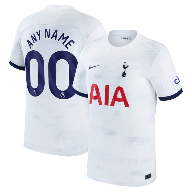 Tottenham Hotspur Nike Home 202324 Custom Jersey - White