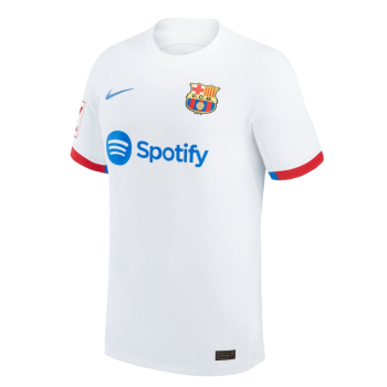 Barcelona Shirt 2023/24 Away Customized Jersey - White Jersey Teams