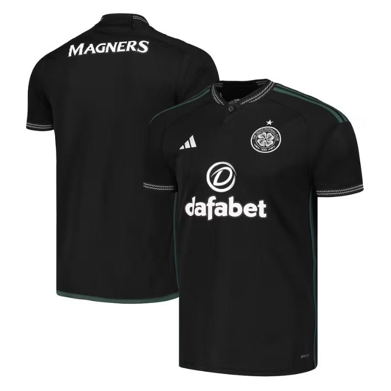 Celtic Shirt 2023/24 Away Custom Jersey - Black Jersey Teams