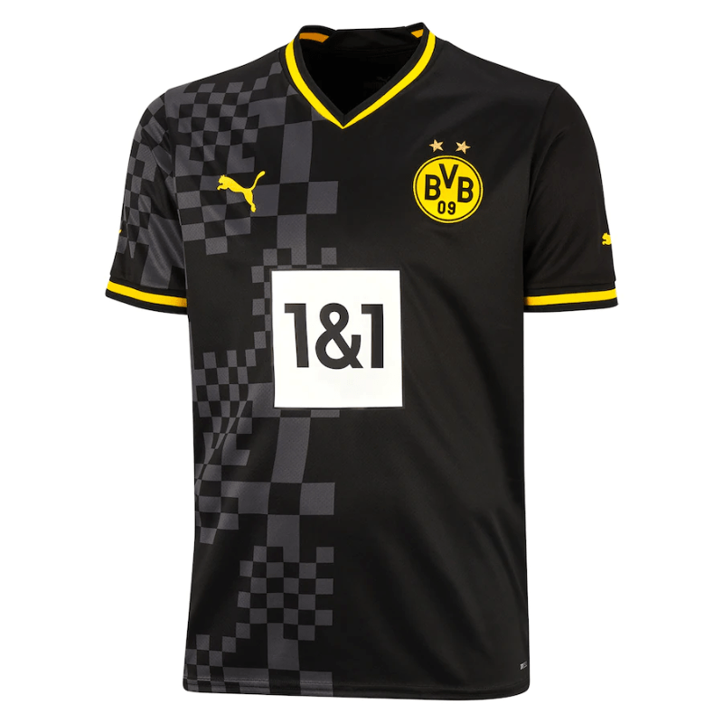 Borussia Dortmund Away Shirt 2022-23 Custom Jersey - - Jersey Teams World