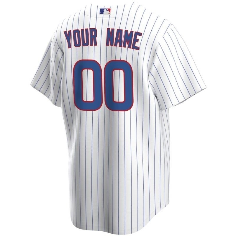 Chicago Cubs Team 2022 Home Custom Jersey Unisex - White - Jersey Teams World