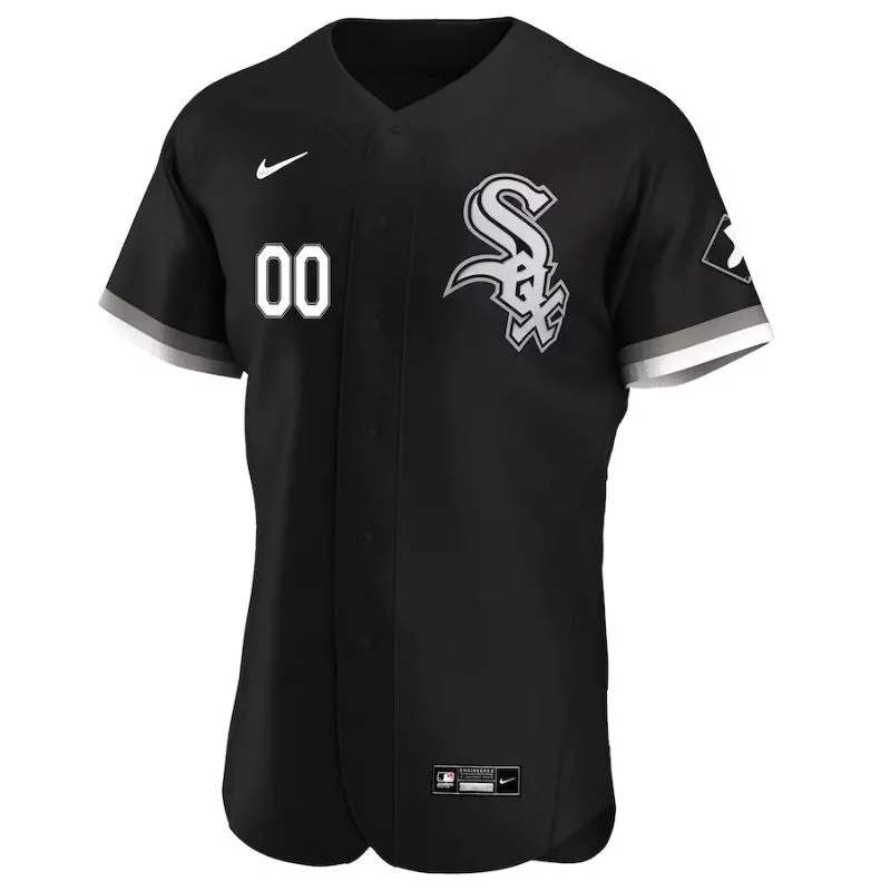 All-Players-Chicago-White-Sox-202122-Home-Custom-Jersey-White-2 Chicago White Sox Team 2022 Home Custom Jersey Unisex Pro Official - Black - Jersey Teams World