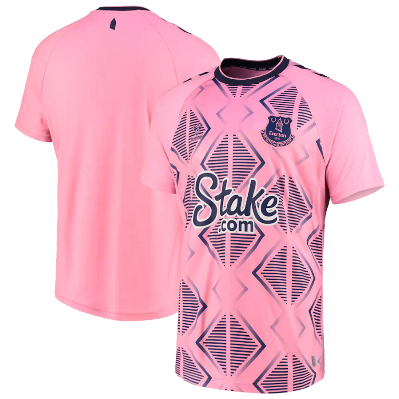 Everton Away Shirt   2022-23 Custom Unisex Jersey - Pink - Jersey Teams World