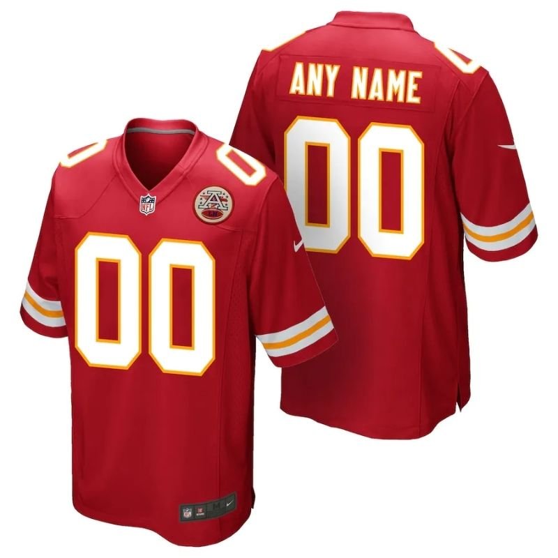 Kansas City Chiefs Team 2022 Custom jersey Unisex Pro Official - Red - Jersey Teams World