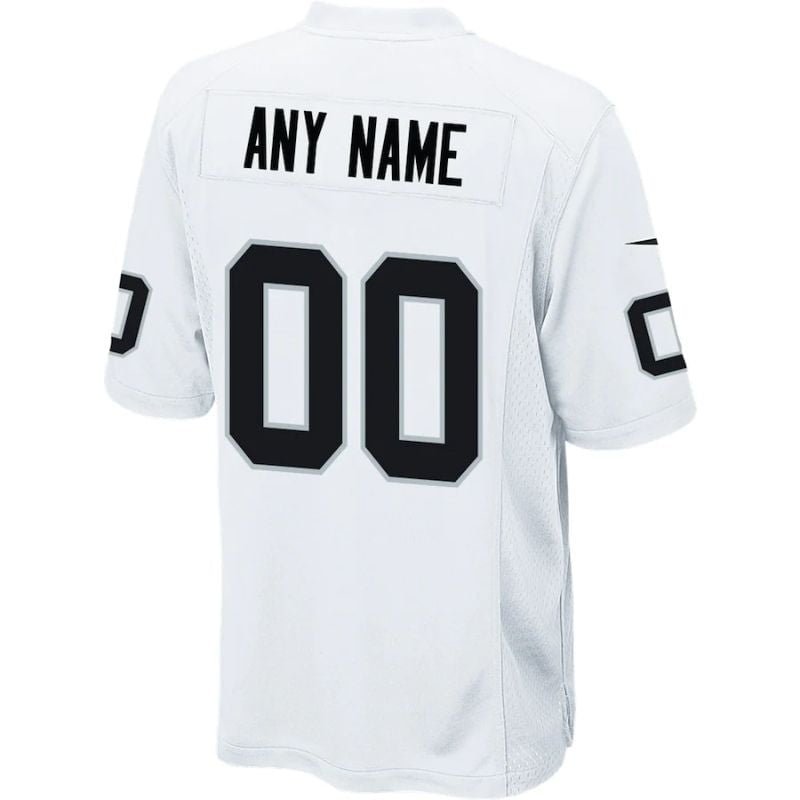 Las Vegas Raiders Team Custom jersey Unisex Pro Official - White - Jersey Teams World