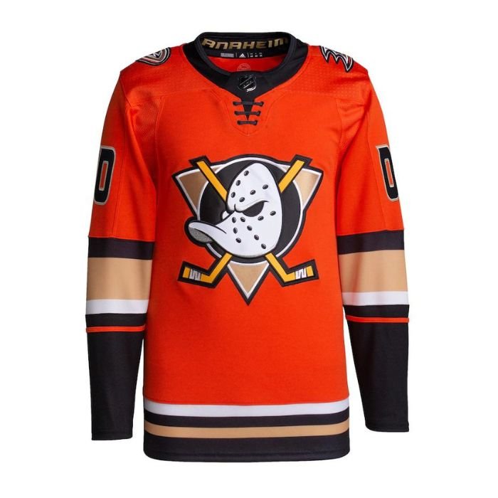 Anaheim Ducks Unisex Alternate Primegreen Pro Personalized Jersey - Orange - Jersey Teams World