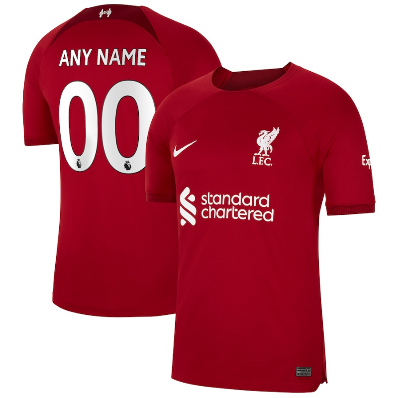 Liverpool 2023 Custom Unisex Jersey - Red - Jersey Teams World