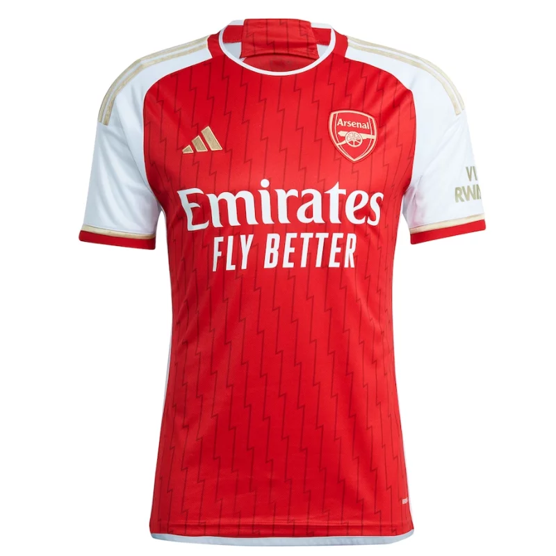 Arsenal Team 2023-24 with Thomas 5 printing Jersey - Red - Jersey Teams World